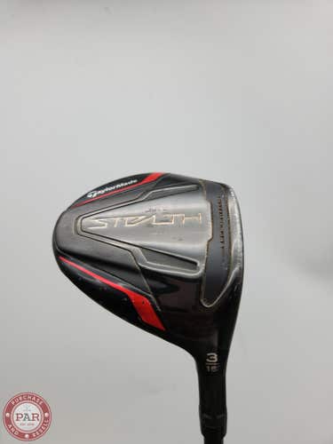 2022 TAYLORMADE STEALTH 3 WOOD 15* STIFF FUJI VENTUS RED 6-S GOOD