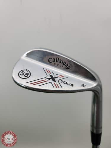 2008 CALLAWAY X TOUR WEDGE 58*/11R WEDGEFLEX CALLAWAY X TOUR 34.75" FAIR