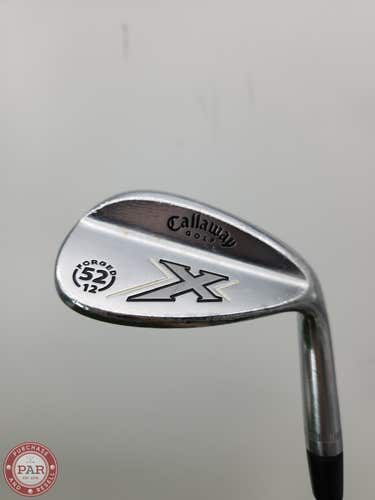 2008 CALLAWAY X FORGED WHITE CHROME WEDGE 52*/12 STIFF CALLAWAY X FORGED 35" GOO