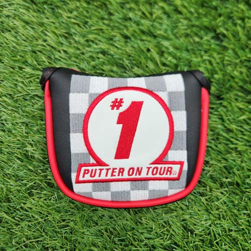 NEW ODYSSEY #1 PUTTER ON TOUR SMALL MALLET PUTTER HEADCOVER BRANDNEW