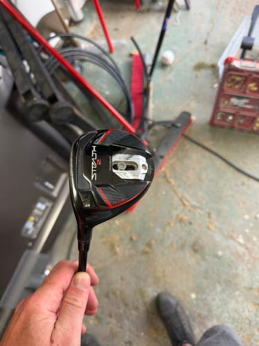 Men's TaylorMade Stealth 2 Plus Left Hand Fairway Wood Regular Flex 5 Wood Graphite Shaft (Used)