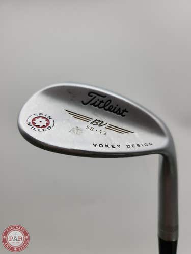 2009 TITLEIST VOKEY SPIN MILLED CHROME WEDGE 58*/12 STIFF NSPRO MODUS3 35" FAIR