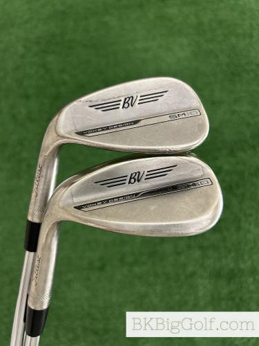 LH Titleist Vokey SM10 Brushed Steel 2 Wedge Set (50 & 60 Degrees)