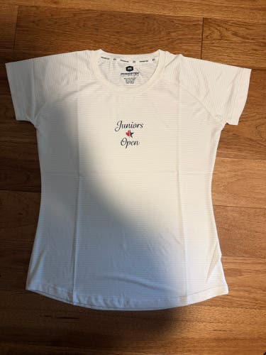 Junior’s Open Women’s athletic tshirt (have Medium and Large)