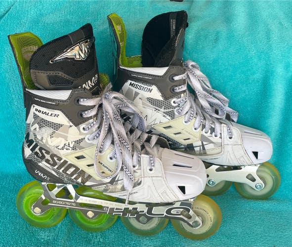 Mission Inhaler WM02 Inline Skates Wide Width Size 6 (Used)