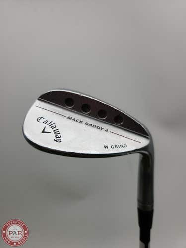 2018 CALLAWAY MACK DADDY 4 PLATINUM CHROME WEDGE 60*/12 WEDGEFLEX FUJI 85ST 34.5