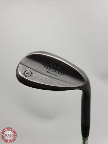 2018 TITLEIST VOKEY SM7 JET BLACK WEDGE 60*/8M STIFF TT DYNAGOLD S200 35" VERYGO