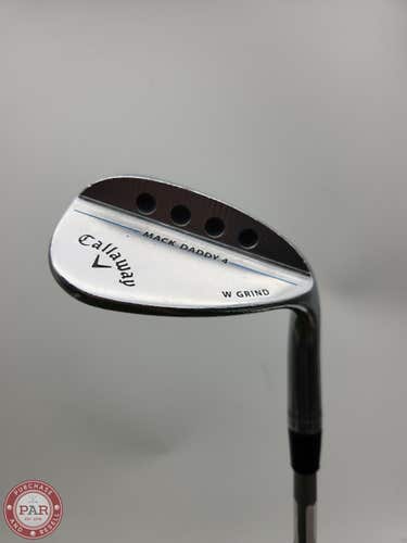 2018 CALLAWAY MACK DADDY 4 PLATINUM CHROME WEDGE 56*/12 LADIES STOCK GRAPHITE 50