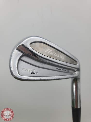 2010 MIZUNO MP58 7 IRON REG TT DYNAGOLD 36.75" GOOD