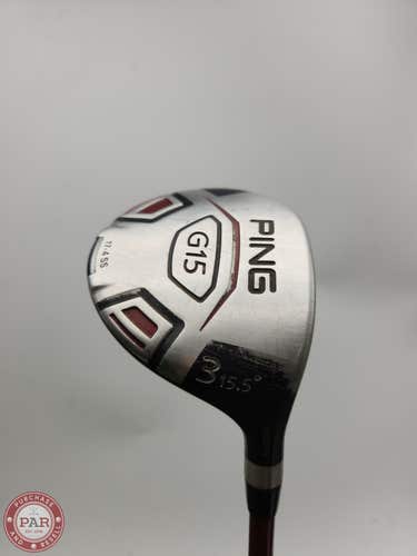 2013 PING G15 3 WOOD 15.5* STIFF TFC 149 GOOD