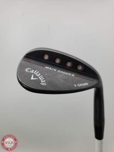 2018 CALLAWAY MACK DADDY 4 MATTE BLACK WEDGE 56*/10 SENIOR VEYLIX ALPINA WILDEYE