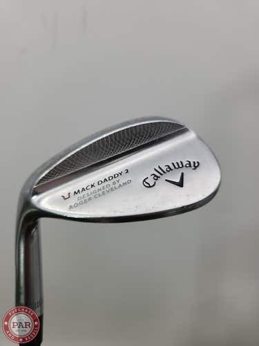 LEFTY 2013 CALLAWAY MACK DADDY 2 WEDGE 56*/14S REG AEROTECH STEELFIBER I95 34.5"