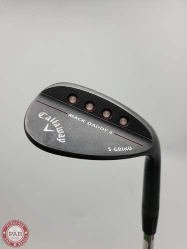 2018 CALLAWAY MACK DADDY 4 MATTE BLACK WEDGE 58*/10S REG KBS TOUR V 100 R 34.75"