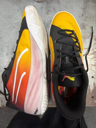 Used Puma Basketball Shoes M Yellow Senior 12 11337-S000494209