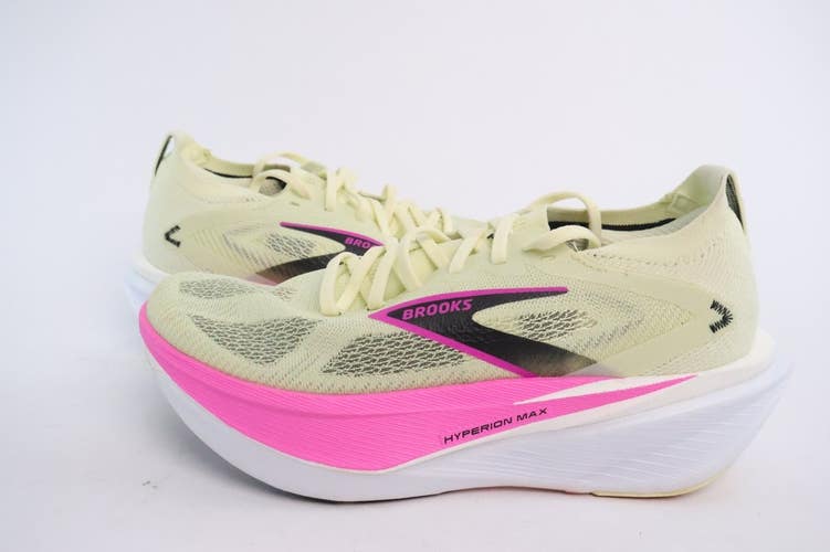 Brooks Hyperion Max 3 Womens Road Running Shoes Size 9 Luminary/Pink/Black #63