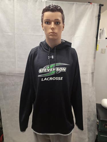 Team Issued Stevenson Mustangs Lacrosse Under Armour Sweatshirt XL NCAA