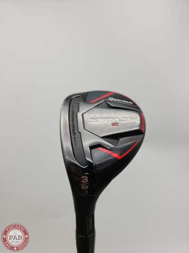 LEFTY TAYLORMADE STEALTH 2 3 HYBRID 19* REG FUJI VENTUS TR RED 6-R +HC GOOD