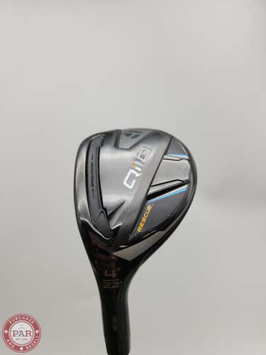 LEFTY 2024 TAYLORMADE QI10 RESCUE 4 HYBRID 22* REG FUJI VENTUS TR BLUE 6-R +HC V