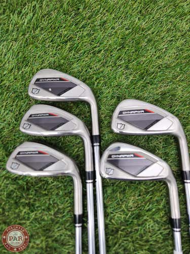 2025 WILSON STAFF DYNAPWR IRON SET 6-PW STIFF KBS MAX ULTRALITE  GOOD