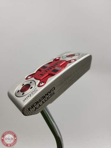 2014 SCOTTY CAMERON SELECT SILVER MIST SQUAREBACK PUTTER 34.5" +HC DEMO