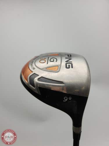 2007 PING G10 DRIVER 9* STIFF GRAFALLOY PROLAUNCH RED S GOOD