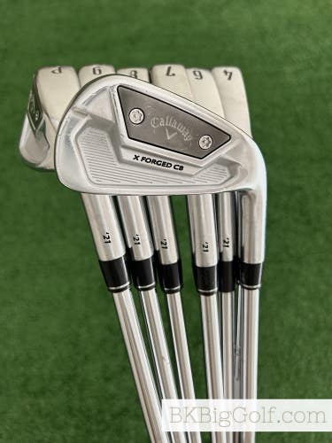 Callaway X Forged CB 21 Iron Set 4-P / KBS $-Taper 120 Stiff