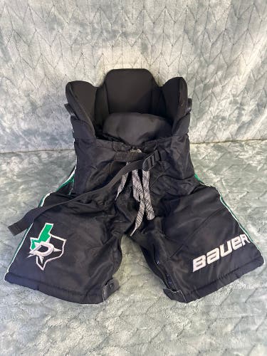 Black Junior Small Bauer Custom Pro Hockey Pants (Used)