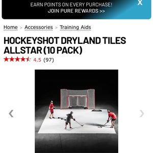 Hockey Shooting Tiles (used)