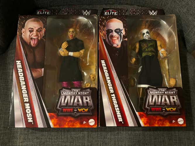 Headbanger Mosh & Thrasher WWE Elite Collection Monday Night War Action Figures