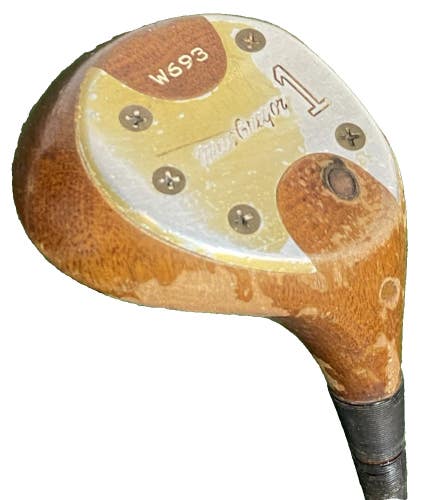MacGregor Tourney Custom W693 Persimmon Driver 1 Wood RH Steel 43" Nice Grip HC