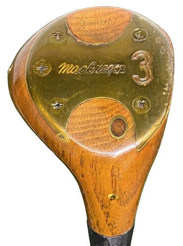 MacGregor DXW1 Persimmon 3 Wood RH Men's Firm Steel 42.5" Victory Cord Grip HC