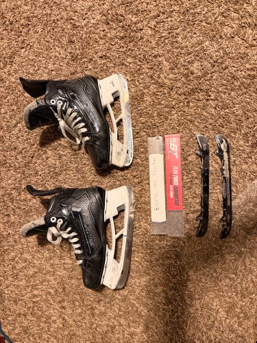 2024 Bauer Supreme M50 Pro Hockey Skates Extra Wide Width Size 3 (Used)