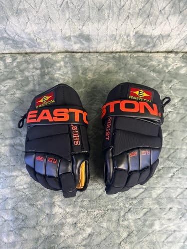 Black Senior Easton Gloves 13" (Used)