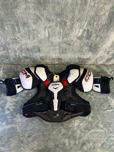 Large Junior CCM JetSpeed FT6 Pro Shoulder Pads (Used)