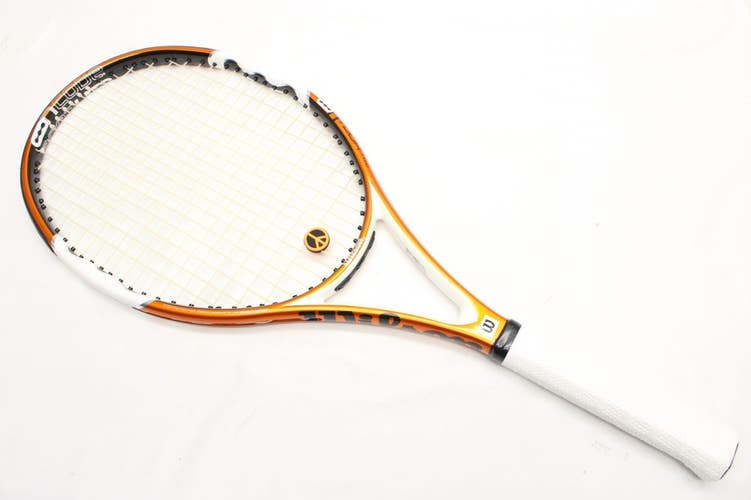 WILSON NCODE NTOUR TWO 105 TENNIS RACQUET (4 1/4) NEW GRIP. JAPAN DEALER DEMO!!