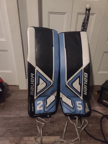 33" 2022 Bauer Supreme M5 Pro Goalie Leg Pads (Used)