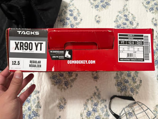 2026 CCM Tacks XR90 Hockey Skates 12.5 (New)