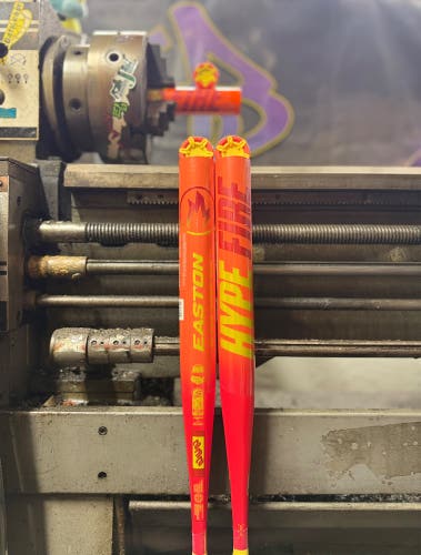2026 EASTON HYPE FIRE 13" LOADED 1PC USSSA SLOWPITCH SOFTBALL BAT: ESU6HF1L SHAVED ROLLED & POLYMER