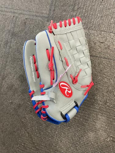 Used Rawlings PLAYER SERIES BB/SB Glove LH Throw Grey 11 1/2" 11614-S000242300