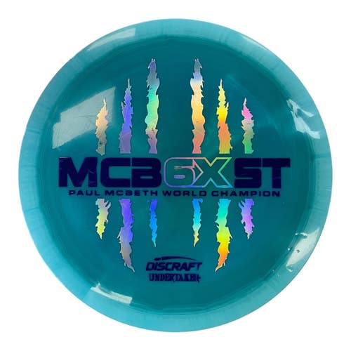Used Discraft ESP UNDERTAKER Disc Golf Driver Teal 175g 11450-S000527159