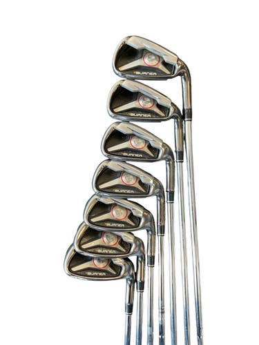 Used Taylormade BURNER 2009 Mens Iron Set RH 4I-PW 11450-S000527146