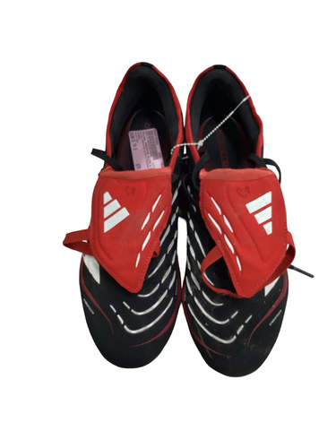 Used Adidas PREDATOR ELITE W FOLDOVER TONGUE Soccer Cleats Red Senior 10.5 11613-S000188092