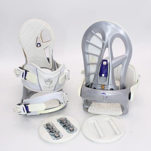 K2 Charm Women's Snowboard Bindings - Size Medium (Fits US Size 6 - 10) Used