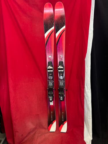 Skis: K2 163 cm All Mountain Skis With Bindings (Used)