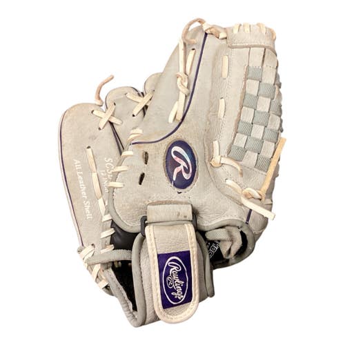 Used Rawlings SCSB12PU BB/SB Glove LH Throw Grey 12" 11846-S000109277