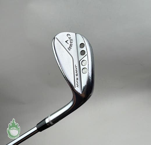 Right Handed Callaway Jaws Raw S Grind Wedge 58*-10 Wedge Flex Steel Golf Club