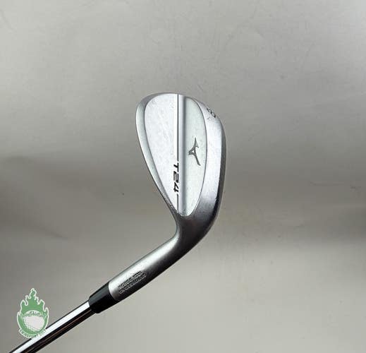 Used RH Mizuno T24 White Satin V Grind Wedge 60*-12 S400 Stiff Steel Golf Club