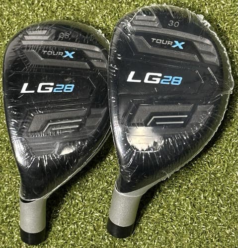 Merchants Of Golf Tour X LG28 Rescue Hybrid Set LEFT Hand 5H-26*, 6H-30* LH NEW!