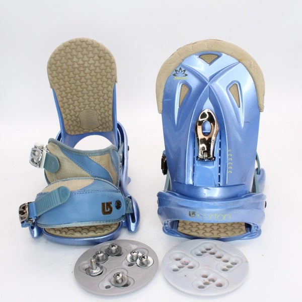 Burton Stiletto Women's Snowboard Bindings - Size Large (Fits US Size 8+) Used