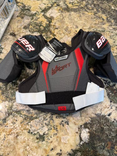 Men's Large Youth Bauer Lil Sport Shoulder Pads (New)